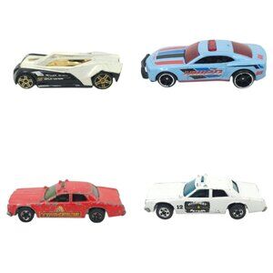 Hot Wheels Split Vision Interceptor Camaro 77 Fire Chief Highway Patrol Diecast